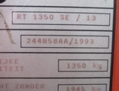 Штабелер BT RT-1350-SE/13